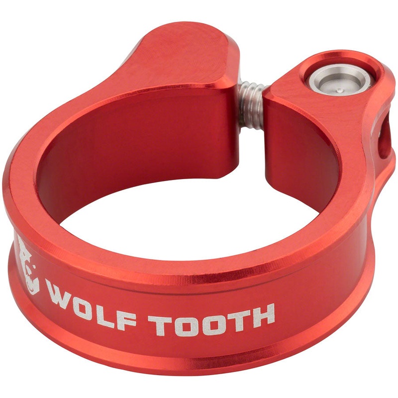 Wolf Tooth Seatpost Clamp – 31.8mm Bolt-On Red