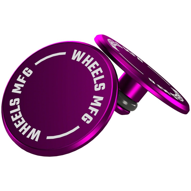 Wheels Manufacturing Wheels Manufacturing Standard Thru Axle Cap Set – Purple