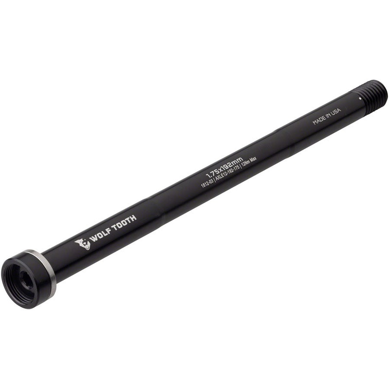 Wolf Tooth Rear Thru Axle – M12 1.75 x 192mm Black