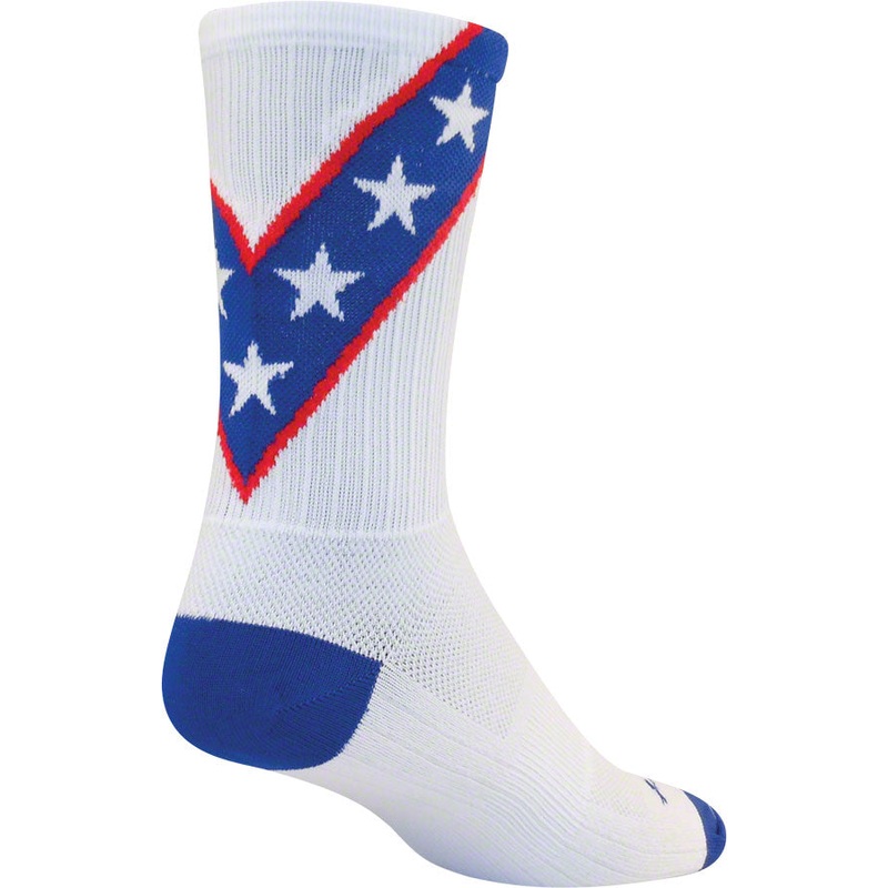 SockGuy SGX Daredevil Socks – 6 White Large/X-Large