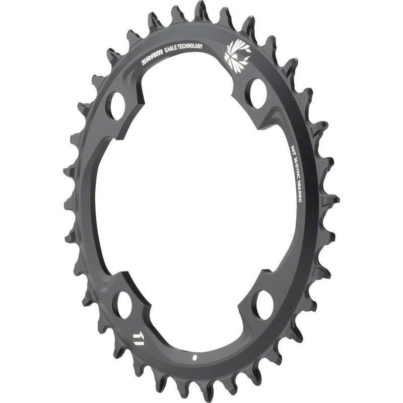 SRAM X-Sync 2 Eagle Chainring – 34 Tooth 104mm BCD 12-Speed Black