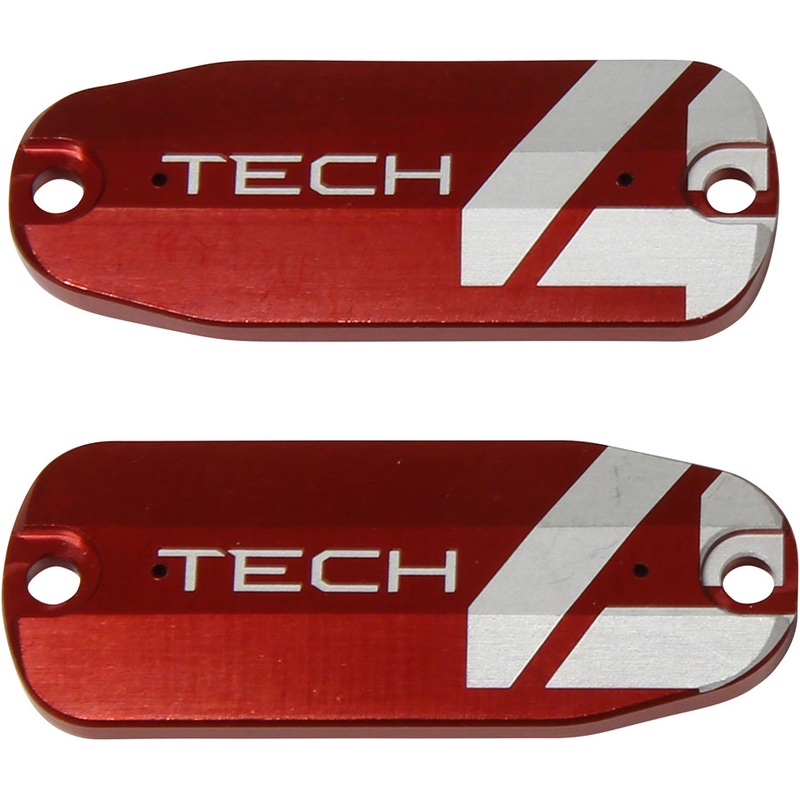 Hope Tech 4 Brake Lever Reservoir Lid – Red Pair