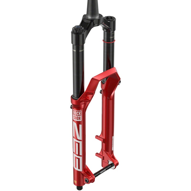 RockShox ZEB Ultimate Charger 3.1 RC2 Suspension Fork – 27.5 180 mm 15 x 110 mm 44 mm Offset Red A3