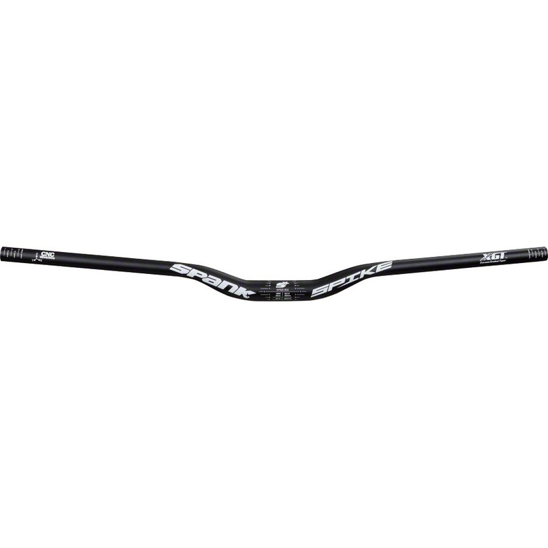 Spank Spike Race Bars 800mm Wide 30mm Rise 31.8mm Clamp Matte Black