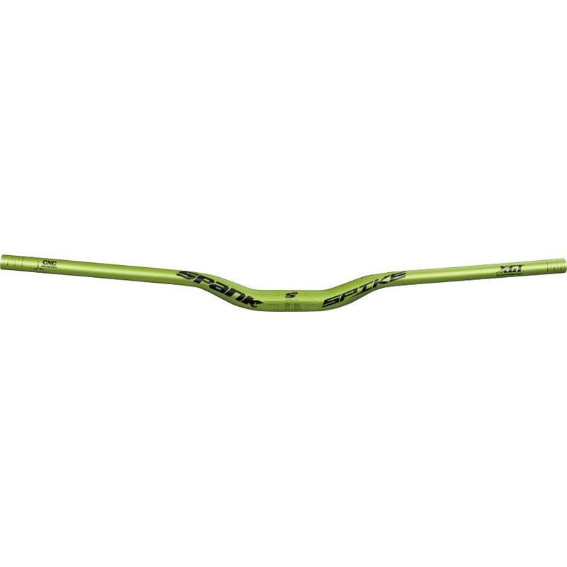 Spank Spike Race Bars 800mm Wide 30mm Rise 31.8mm Clamp Matte Green