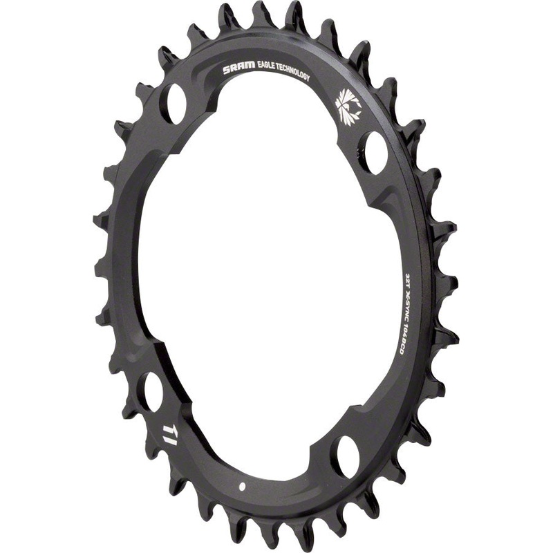 SRAM 30t 94 BCD x 4-Bolt 11/12-Speed X-Sync2 Eagle Chainring Black