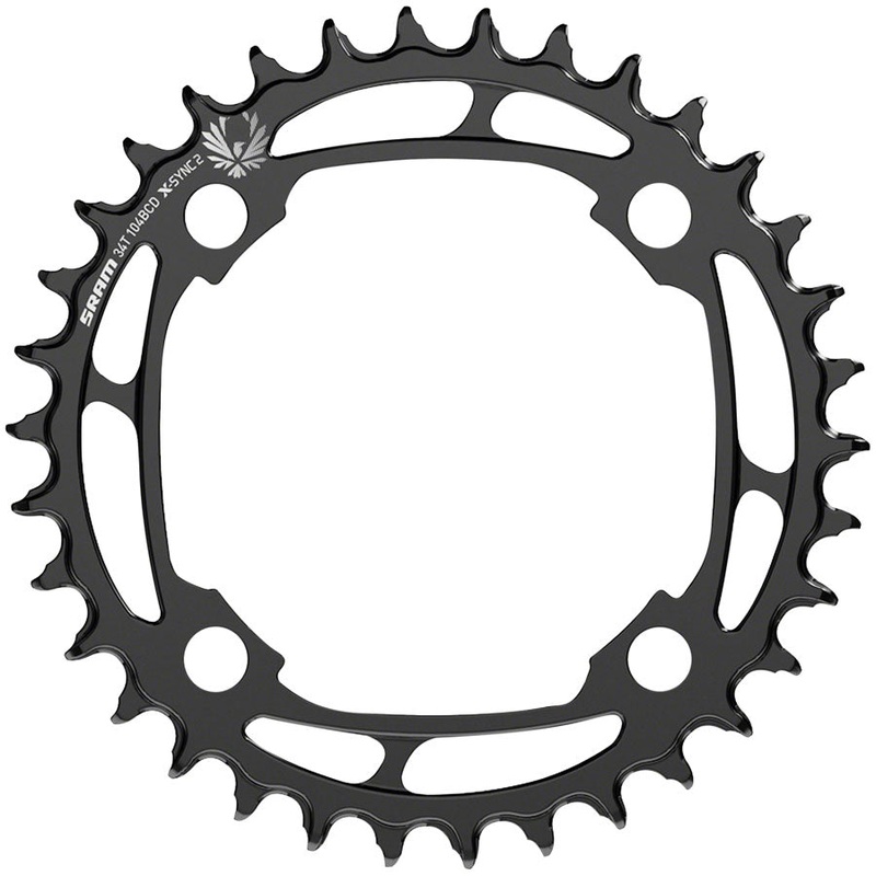 SRAM X-Sync 2 Steel Eagle Chainring – 34T 104mm Bolt Circle Diameter Black