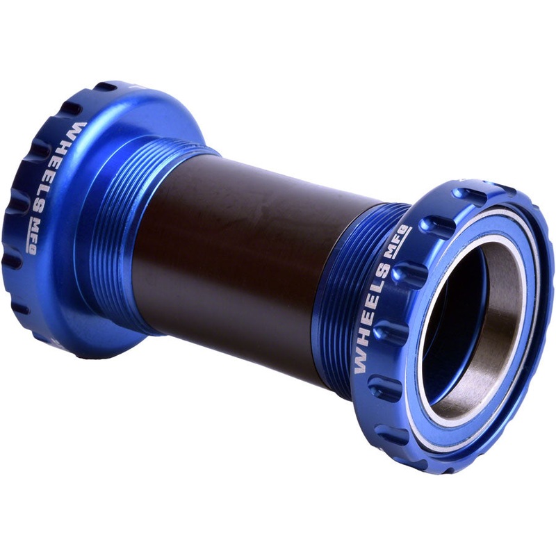 Wheels Manufacturing BSA 30 Bottom Bracket – English BSA Frame Interface ABEC-3 Bearings For 30mm Spindle Blue