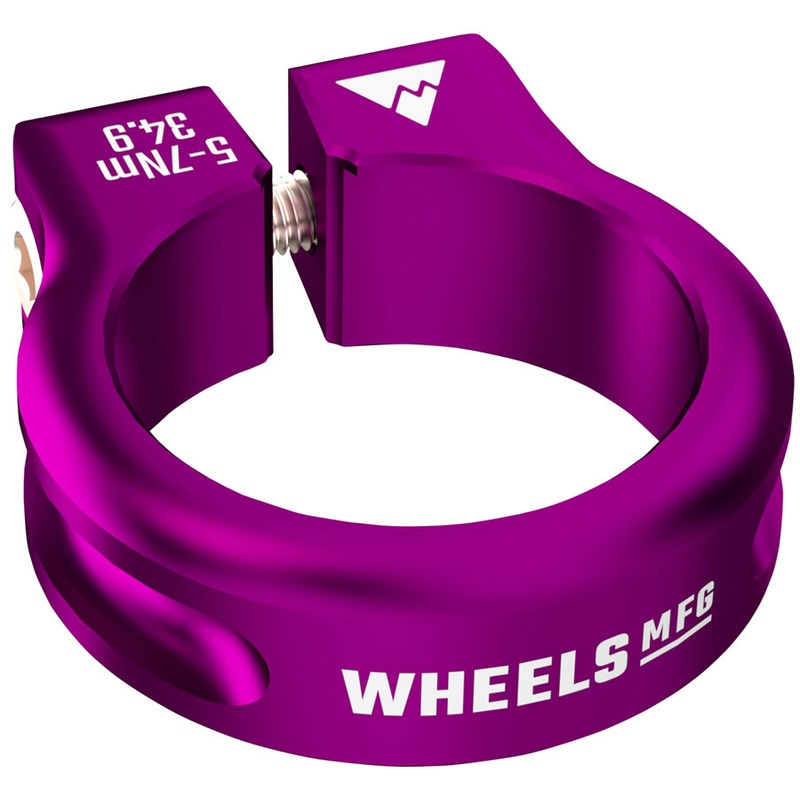 Wheels Manufacturing Seatpost Clamp – 34.9mm Bolt-On Purple