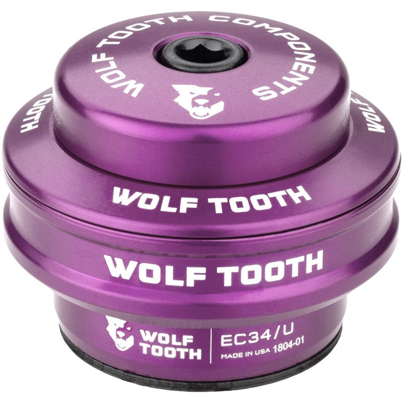 Wolf Tooth Performance Headset – EC34/28.6 Upper 16mm Stack Ultraviolet Purple