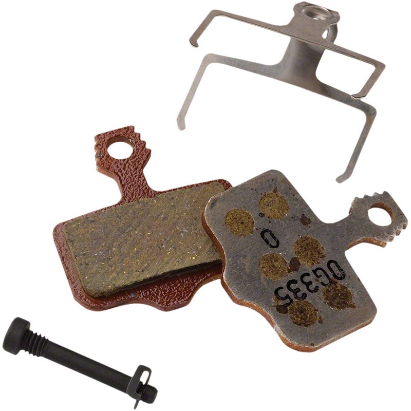 SRAM Disc Brake Pads – Organic Compound Aluminum Backed Quiet/Light For Level Elixir 2-Piece Road