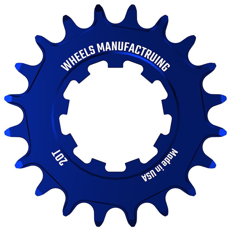Wheels Manufacturing SOLO-SPEED Cog – 20t Fits SOLO-SPLINE SOLO-XD kits Blue