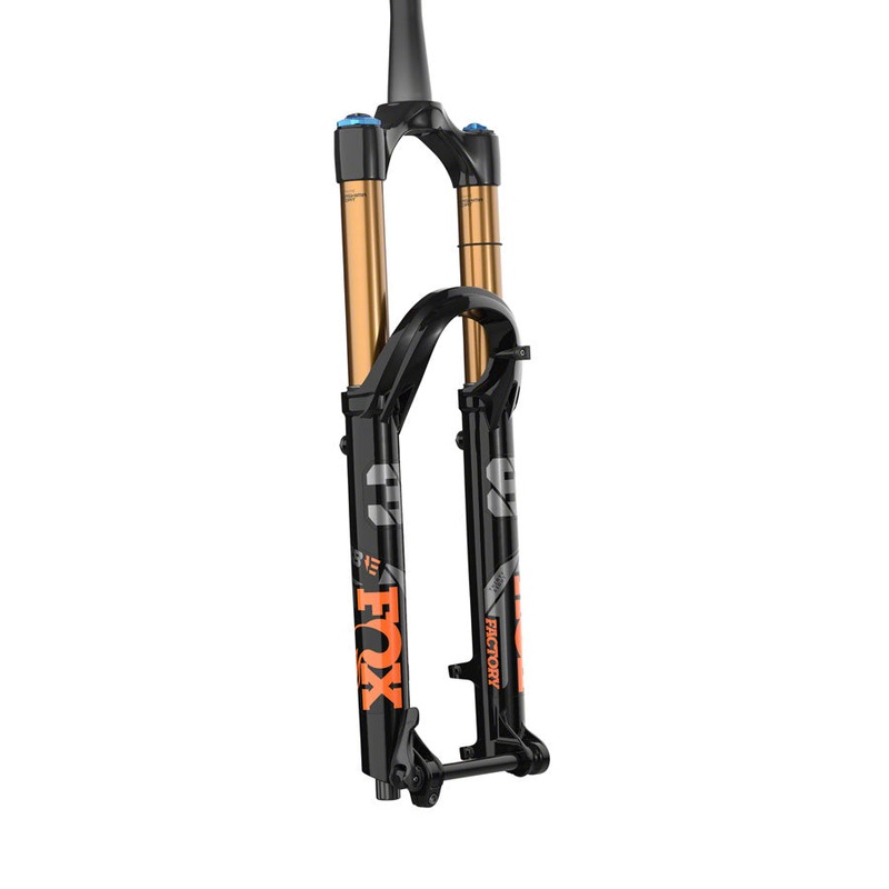 FOX 38 E-Optimized Factory Suspension Fork – 27.5 170 mm 15QR x 110 mm 44 mm Offset Shiny BLK Grip 2