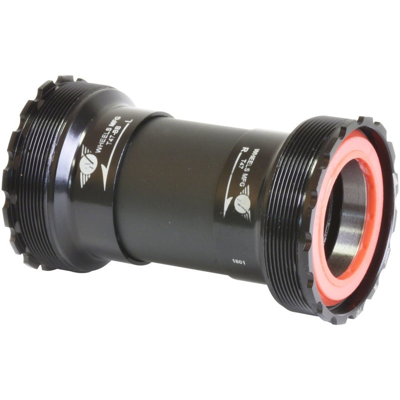 Wheels Manufacturing T47 Inboard Bottom Bracket – DUB Spindle ABEC-3 Bearing BLK