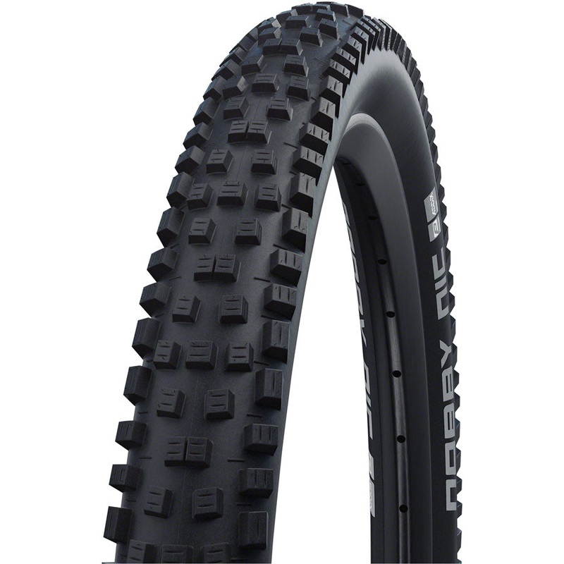 Schwalbe Nobby Nic Tire – 29 x 2.40 Tubeless Folding BLK Evolution Line Super Trail Addix Ultra Soft
