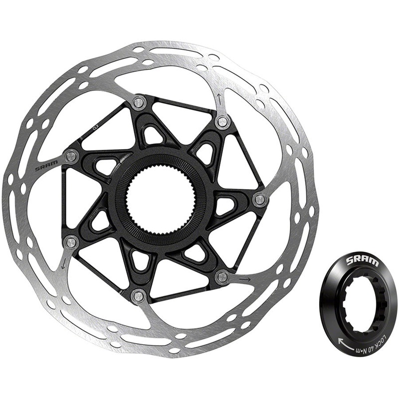 SRAM CenterLine X Disc Brake Rotor – 160mm Center Lock 1.85mm Includes Internal Tooled Lockring