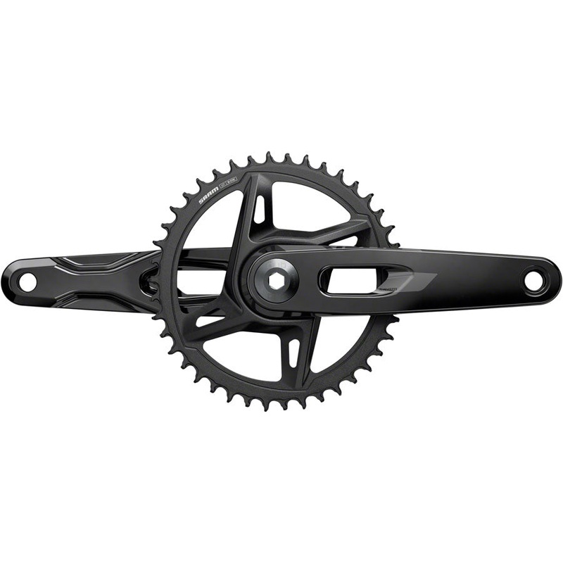 SRAM Rival 1x XPLR Wide Crankset – 165mm 12/13-Speed 42t 8-Bolt Direct Mount DUB Spindle BLK E1