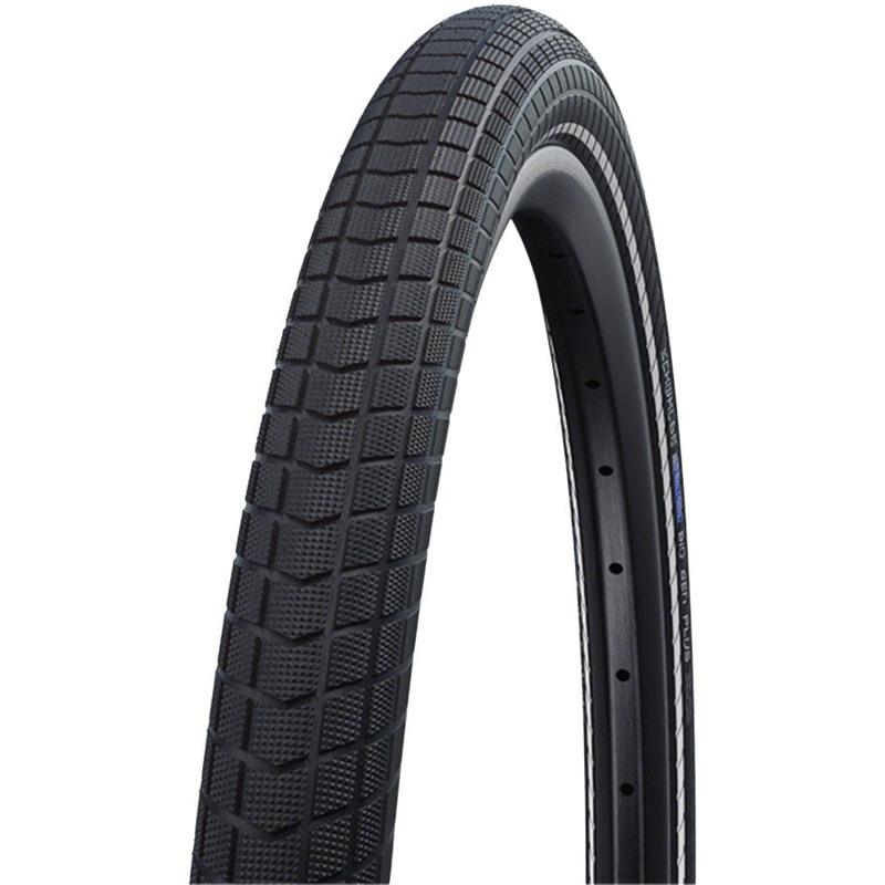 Schwalbe Big Ben Plus Tire – 27.5 x 2.15 Clincher Wire BLK/Reflective Performance Endurance E-50 GreenGuard DoubleDefense