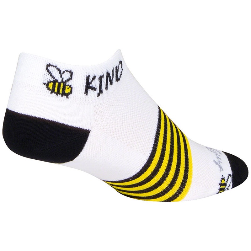 SockGuy Classic Bee Kind Socks – 1 Small/Medium