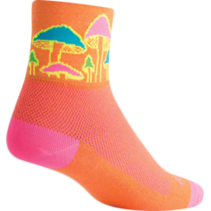 SockGuy Classic Trippin Socks – 3 Orange Large/X-Large