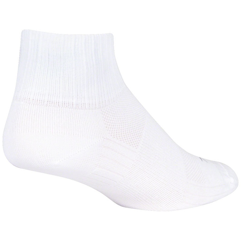 SockGuy SGX White Socks – 2.5 Large/X-Large