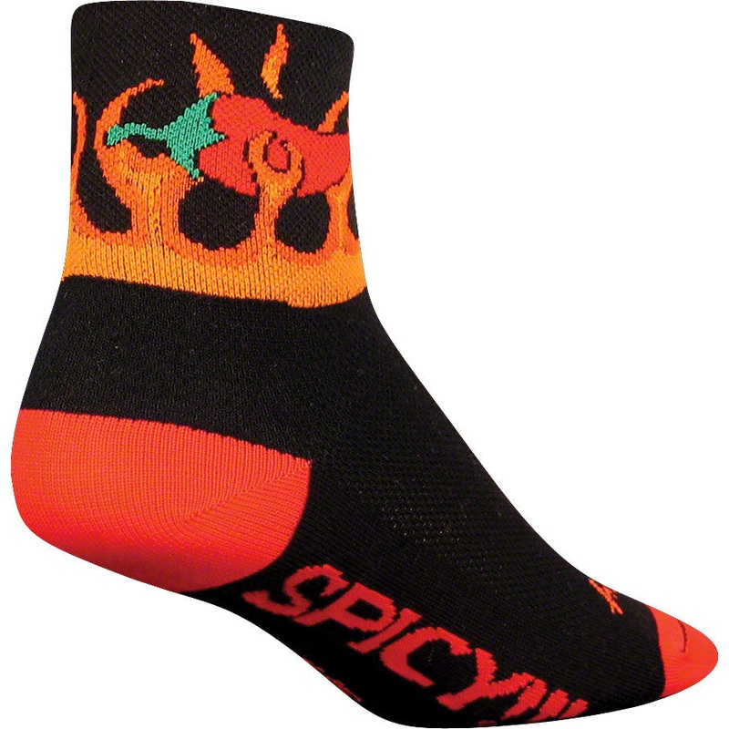 SockGuy Classic Spicy Socks – 3 Black Large/X-Large