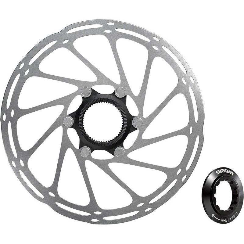 SRAM CenterLine Disc Brake Rotor – 180mm Center Lock 1.85mm Includes Internal Tooled Lockring