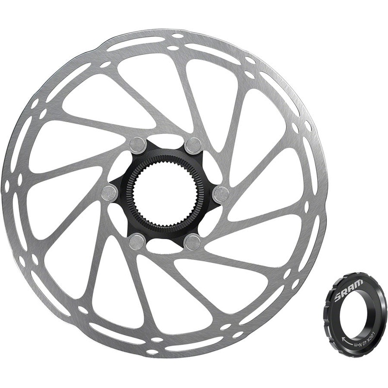 SRAM CenterLine Disc Brake Rotor – 200mm Center Lock 1.85mm Includes External Tooled Lockring