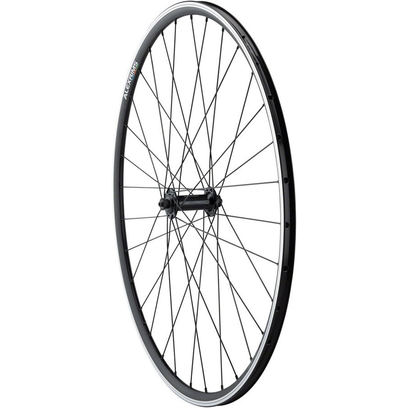 Quality Wheels Tiagra/DA22 Front Wheel – 700 QR x 100mm Rim Brake BLK Clincher 32H