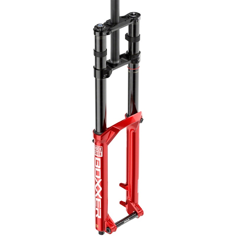 RockShox BoXXer Ultimate Charger 3 Suspension Fork – 27.5 200 mm 20 x 110 mm 44 mm Offset Electric Red D1