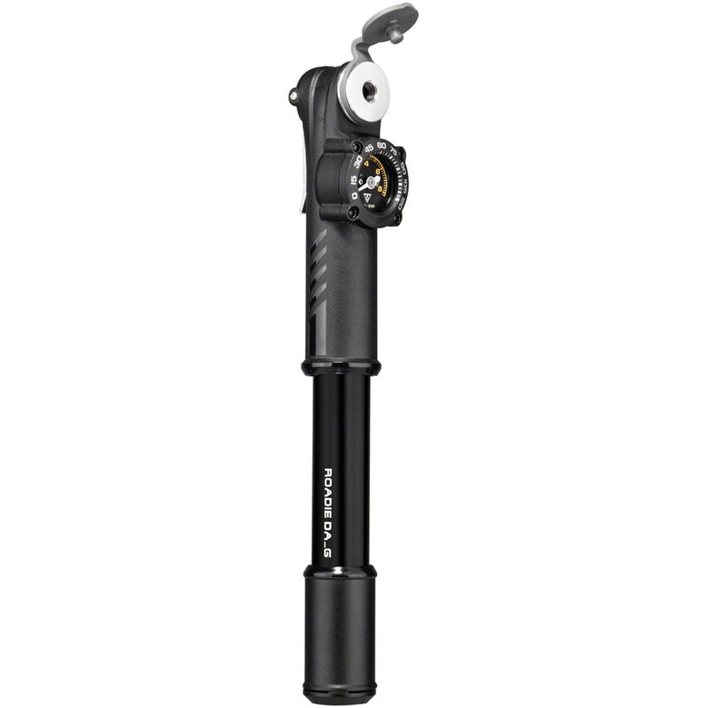 Topeak Road DA G Mini Pump – 120psi With Gauge Presta only Black