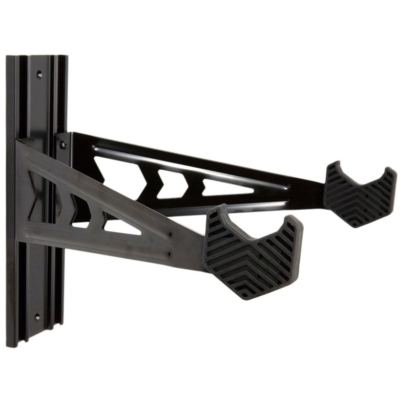 Feedback Sports Wall Rack Display Stand – 1-Bike Wall Mounted Black