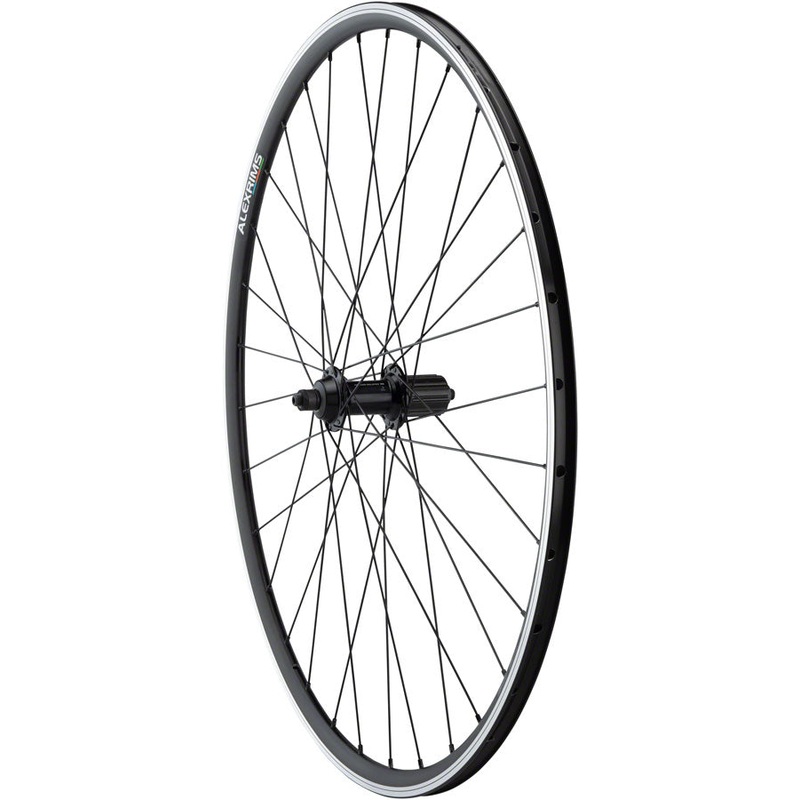 Quality Wheels Tiagra/DA22 Rear Wheel – 700 QR x 130mm Rim Brake HG 11 Road BLK Clincher 32H