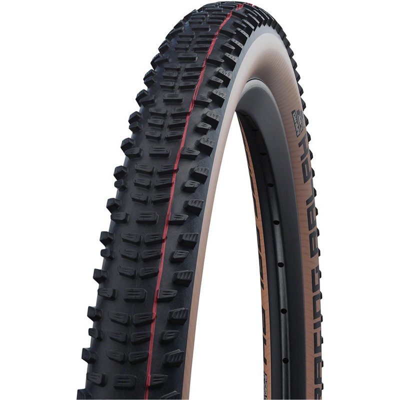 Schwalbe Racing Ralph Tire – 29 x 2.35 Tubeless Folding BLK/Transparent Evolution Super Race Addix Speed