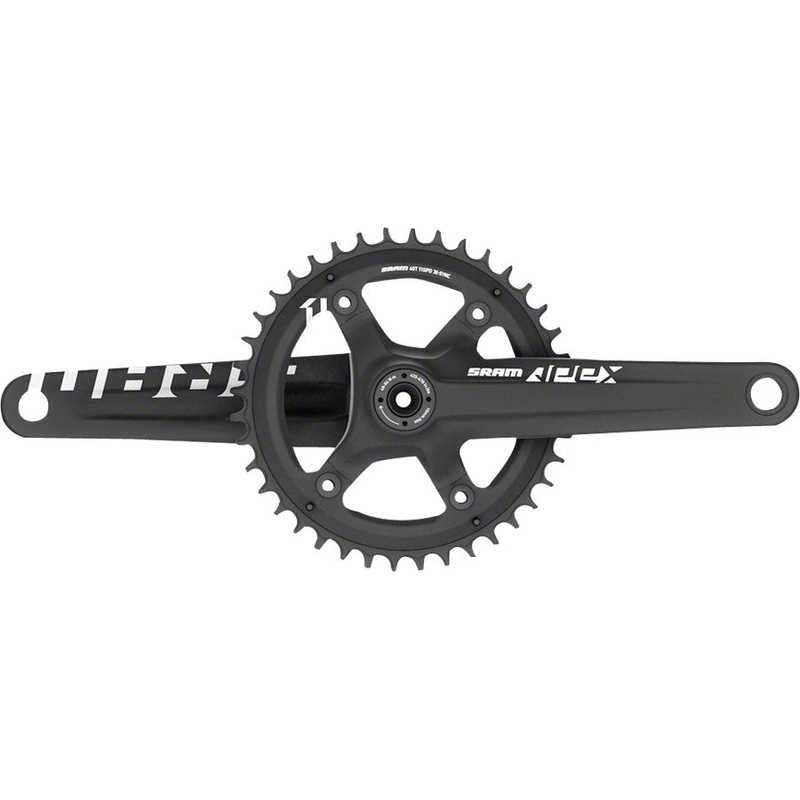 SRAM Apex 1 Crankset – 170mm 10/11-Speed 42t 110 Asymmetric BCD GXP Spindle Interface BLK