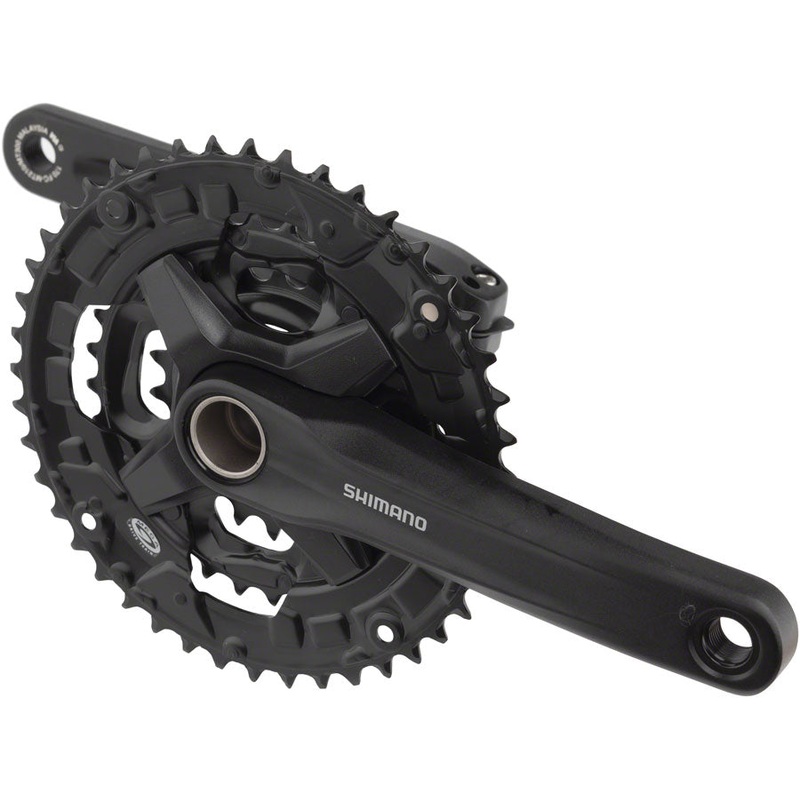 Shimano FC-MT210-3 Crankset – 170mm 9-Speed 44/32/22t Riveted 50mm Chainline BLK