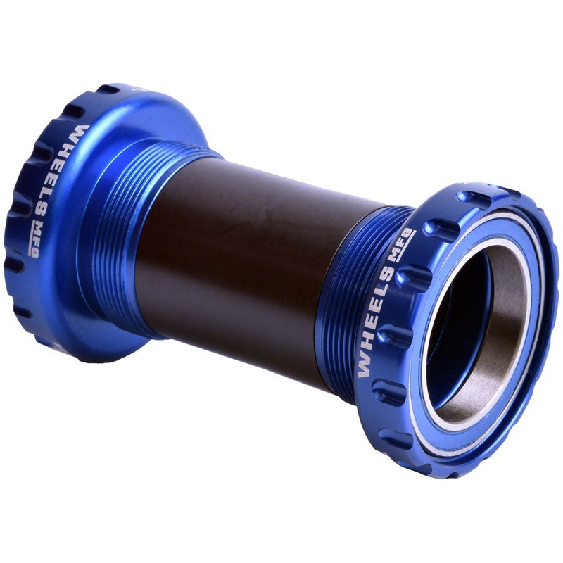 Wheels Manufacturing BSA Bottom Bracket – DUB Spindle ABEC 3 Blue