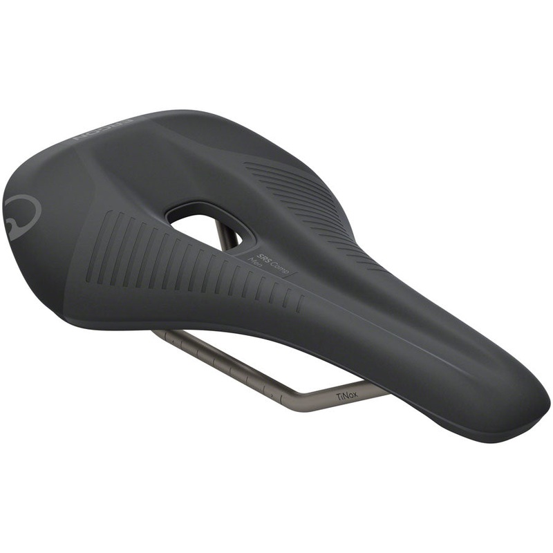 Ergon SRS Comp Saddle – TiNox XP Black Men’s Small/Medium