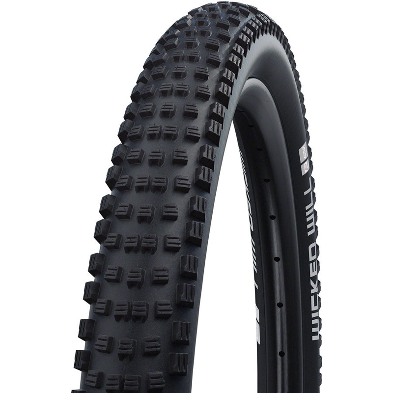 Schwalbe Wicked Will Tire – 27.5 x 2.25 Tubeless Folding BLK Performance Line Addix Twin Skin