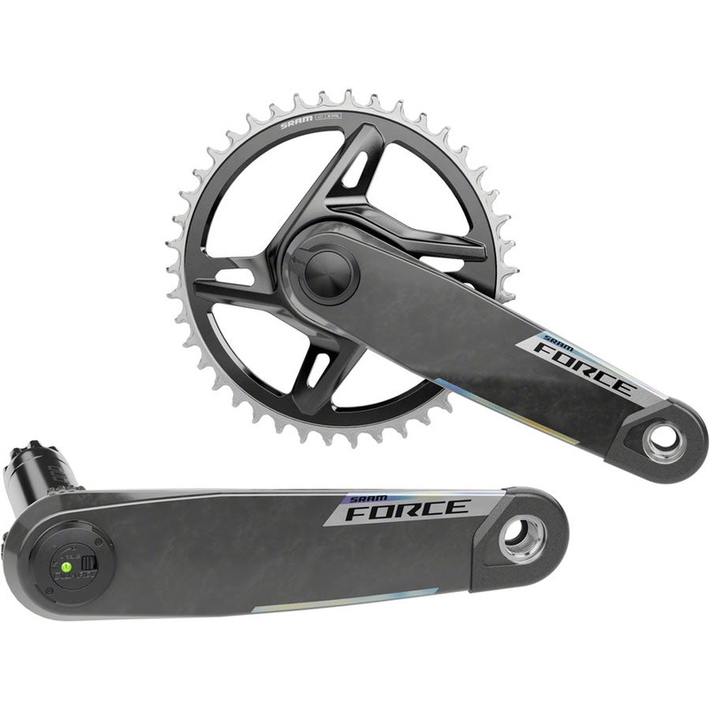 SRAM Force 1x XPLR AXS Power Meter Wide Crankset – 172.5mm 12/13-Speed 42t 8-Bolt Direct Mount DUB PM Spindle Carbon E1