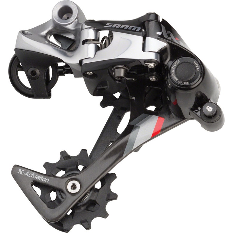 SRAM XX1 Rear Derailleur – 11 Speed Medium Cage Black/Red