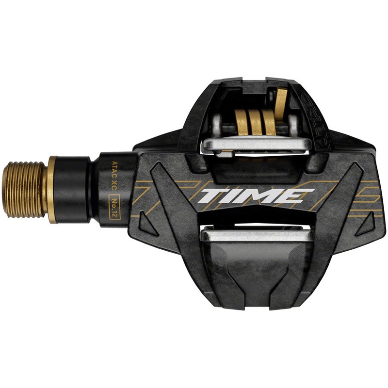 Time ATAC XC 12 Pedals – Dual Sided Clipless Carbon 9/16 Carbon/Gold B1