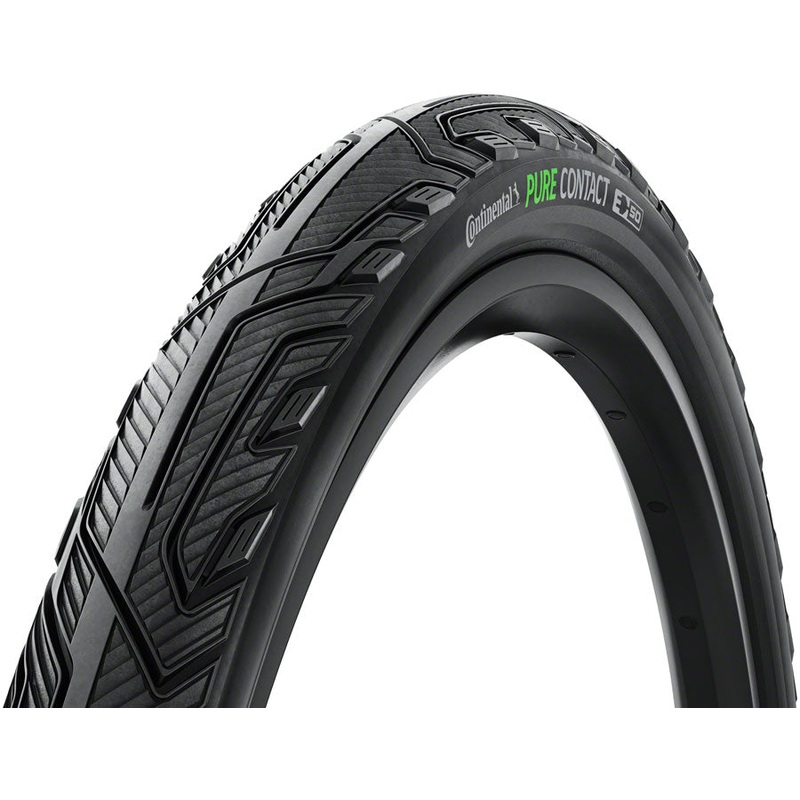 Continental Pure Contact Tire – 700 x 47 Clincher Folding BLK/Graphite Reflex Vectran / PolyX Breaker E50