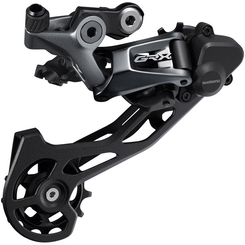 Shimano GRX RD-RX810 Rear Derailleur – 11-Speed Long Cage BLK With Clutch For 1x 2x 34t Low Sprocket Max