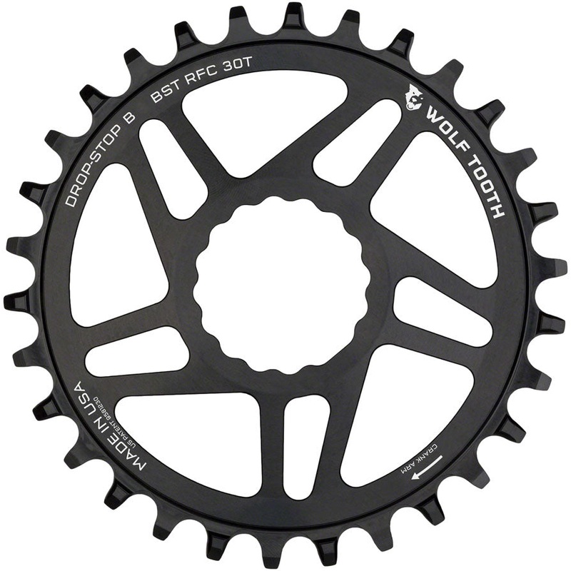 Wolf Tooth Direct Mount Chainring – 30t RaceFace/Easton CINCH Direct Mount Drop-Stop B For Boost Cranks 3mm Offset BLK