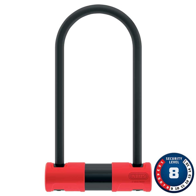 Abus 440A Alarm U-Lock Key 170x230mm 6.7”x9” Thickness in mm: 12mm Black