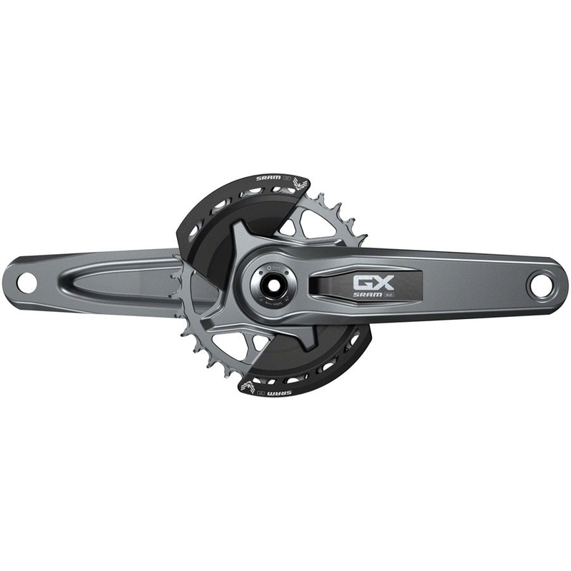 SRAM GX Eagle T-Type Wide Crankset – 170mm 12-Speed 32t Chainring Direct Mount 2-Guards DUB Spindle Interface Dark Polar