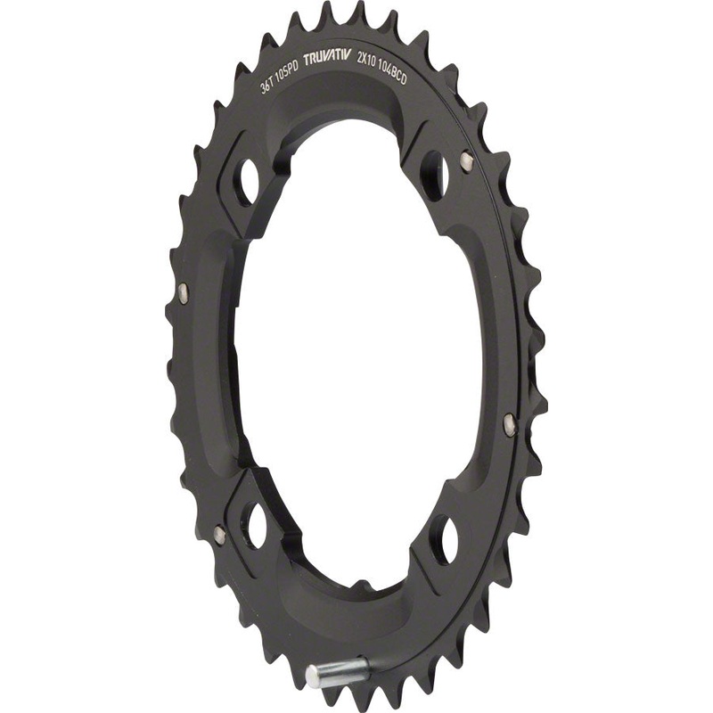 SRAM/Truvativ X0 X9 36T 104mm BCD 10 Speed GXP Chainring Long Over-shift Pin Use 22T