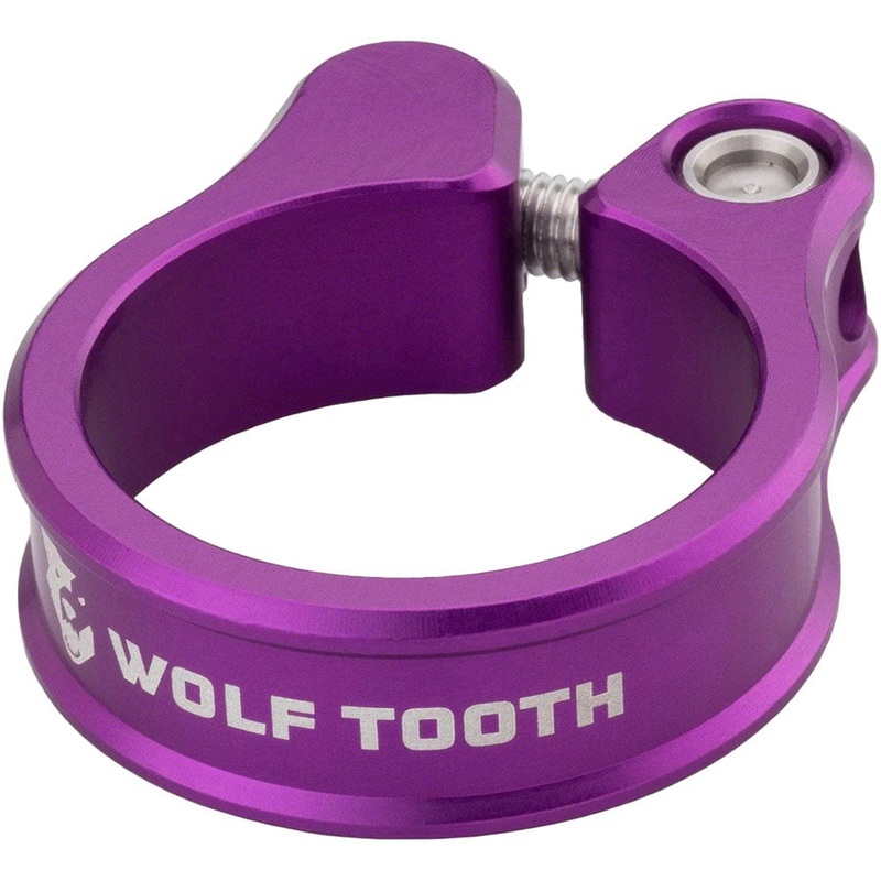 Wolf Tooth Seatpost Clamp – 36.4mm Bolt-On Ultraviolet Purple