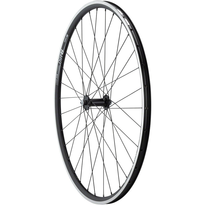 Quality Wheels 105/R460 Front Wheel – 700 QR x 100mm Rim Brake BLK Clincher 32H